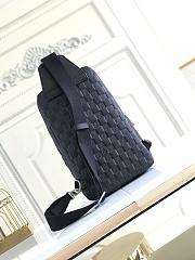 Louis Vuitton AVENUE SLING 31 Bag Damier Black Men's Bag 6770 - 3