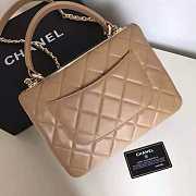 Chanel trendy handbag top handle Beige 25cm - 6