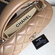 Chanel trendy handbag top handle Beige 25cm - 2