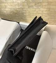 Chanel WOC crossbody bag with sliver hardware caviar 19.5cm - 4