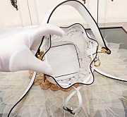 Fendi transparent bucket bag white - 2