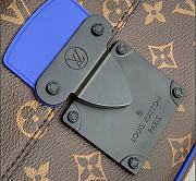 LV M45863 S LOCK MESSENGER 22 Monogram Macassar canvas in Blue - 6