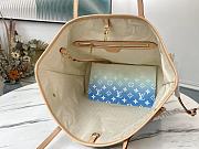 LV M45678 NEVERFULL MM By the Pool Blue - 4
