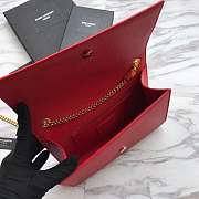 YSL CLASSIC SMALL KATE CHAIN BAG IN Red 24cm - 2