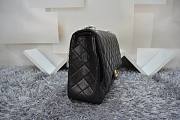Chanel Flap Bag Maxi 33 black lambskin gold hardware - 6