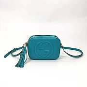 Gucci Soho Disco 21 Leather Bag Turquoise Blue - 1