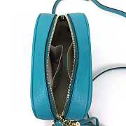 Gucci Soho Disco 21 Leather Bag Turquoise Blue - 3