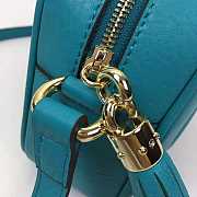 Gucci Soho Disco 21 Leather Bag Turquoise Blue - 2