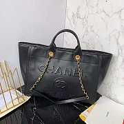 Chanel shopping bag in black 39cm - 1