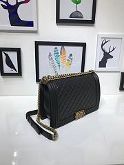 Bagsall Chanel LeBoy Lambskin bag with Gold hardware 28cm - 5