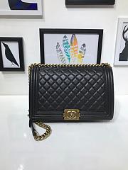 Bagsall Chanel LeBoy Lambskin bag with Gold hardware 28cm - 1