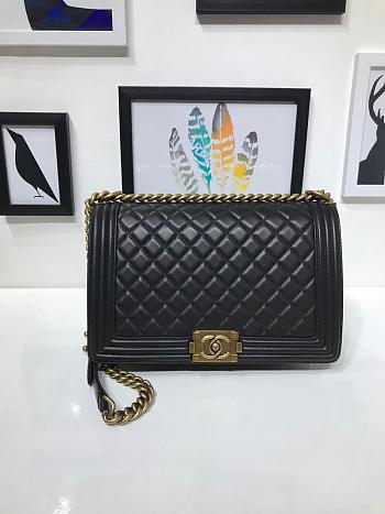 Bagsall Chanel LeBoy Lambskin bag with Gold hardware 28cm