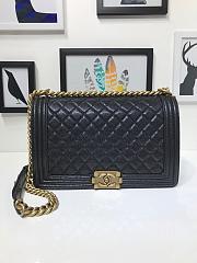Bagsall Chanel LeBoy caviar bag with Gold hardware 28cm - 1