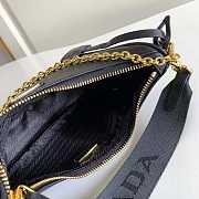 Bagsall Re-Edition 2005 Saffiano Leather Bag Black/Gold 1BH204 - 6