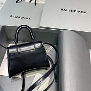 Balenciaga Hourglass Mini Handle Bag Black 14cm - 5