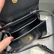 Balenciaga Hourglass Mini Handle Bag Black 14cm - 4
