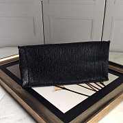 Dior book tote 36 embossed leather black  - 3