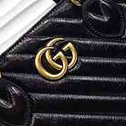 Gucci GG Marmont Tote Top Handle 35 Bag Black - 2
