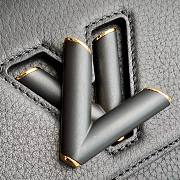 Louis Vuitton Medium Twist 23 Black M58688  - 3