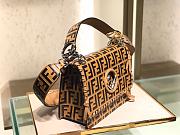 Fendi KAN I handbag medium 25 Flip leather handbag 283M105 brown - 4