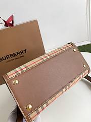 Burberry Small Title Vintage Check 26 Tote Bag Calfskin - 6