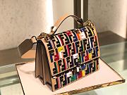 Fendi KAN I handbag medium 25 Flip leather handbag 283M105 multicolor - 2