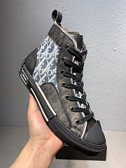 Dior High Oblique Black&Blue Sneakers 03 - 1