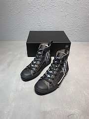 Dior High Oblique Black&Blue Sneakers 03 - 5