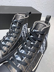 Dior High Oblique Black&Blue Sneakers 03 - 2