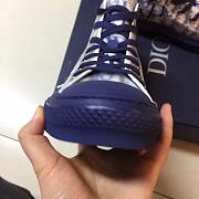 Dior High Oblique Navy Blue Sneakers 04 - 2