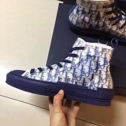Dior High Oblique Navy Blue Sneakers 04 - 5