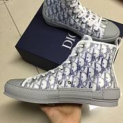 Dior High Oblique Blue Sneakers 05 - 2