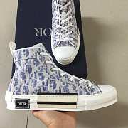 Dior High Oblique Blue Sneakers 06 - 1