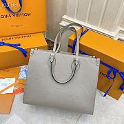 Louis Vuitton Onthego MM 35 Empreinte leather Gray M44576 - 3