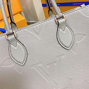 Louis Vuitton Onthego MM 35 Empreinte leather Gray M44576 - 2