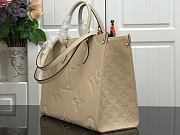 Louis Vuitton Onthego MM 35 Empreinte leather Beige M44576 - 4