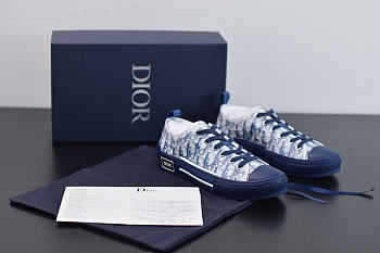 Dior Low Oblique Blue Sneakers 02