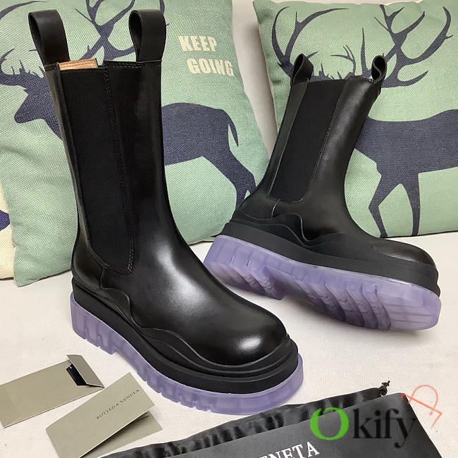Bottega Veneta Medium Boots Purple 138098 - 1