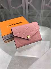 Louis Vuitton Wallet Victorine Monogram 12 Rose Ballerine M62305 - 1