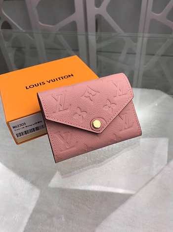 Louis Vuitton Wallet Victorine Monogram 12 Rose Ballerine M62305