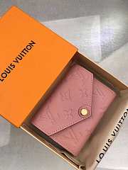 Louis Vuitton Wallet Victorine Monogram 12 Rose Ballerine M62305 - 4