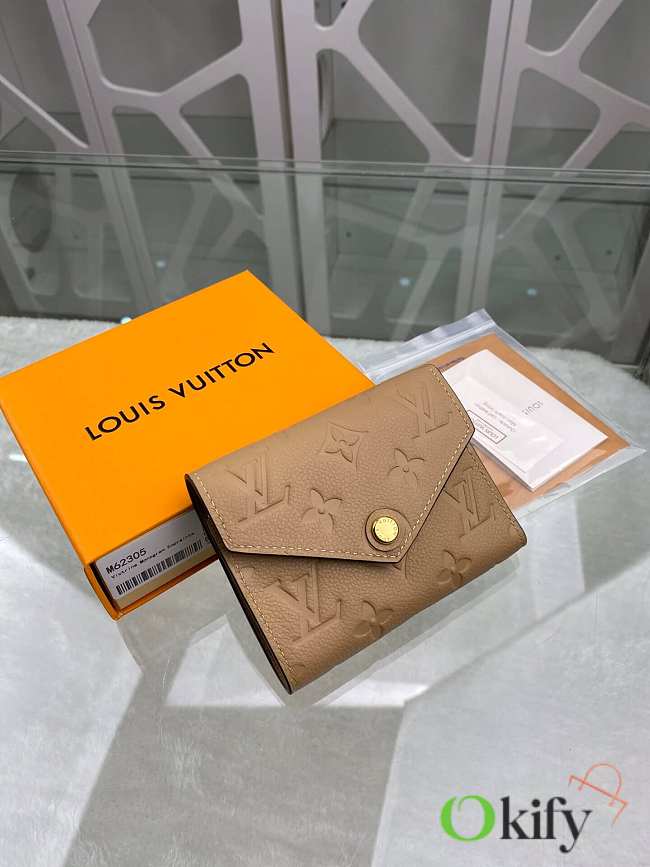 Louis Vuitton Wallet Victorine Monogram 12 Tan M62305 - 1