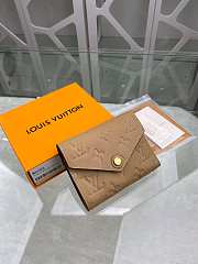 Louis Vuitton Wallet Victorine Monogram 12 Tan M62305 - 1