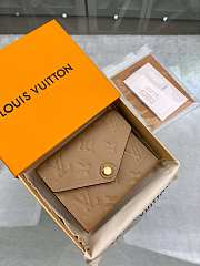 Louis Vuitton Wallet Victorine Monogram 12 Tan M62305 - 5