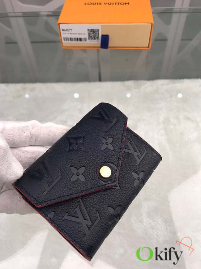 Louis Vuitton Wallet Victorine Monogram 12 Marine Rouge M62305 - 1