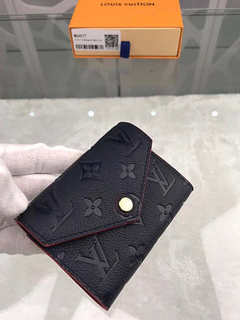 Louis Vuitton Wallet Victorine Monogram 12 Marine Rouge M62305