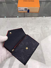 Louis Vuitton Wallet Victorine Monogram 12 Marine Rouge M62305 - 4