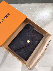 Louis Vuitton Wallet Victorine Monogram 12 Marine Rouge M62305 - 5