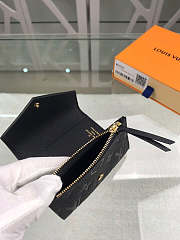 Louis Vuitton Wallet Victorine Monogram 12 Black M62305 - 3