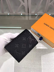 Louis Vuitton Wallet Victorine Monogram 12 Black M62305 - 4